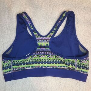 Nike Pro Dri-Fit Women's Sports Bra Blue/Green Purple Size M